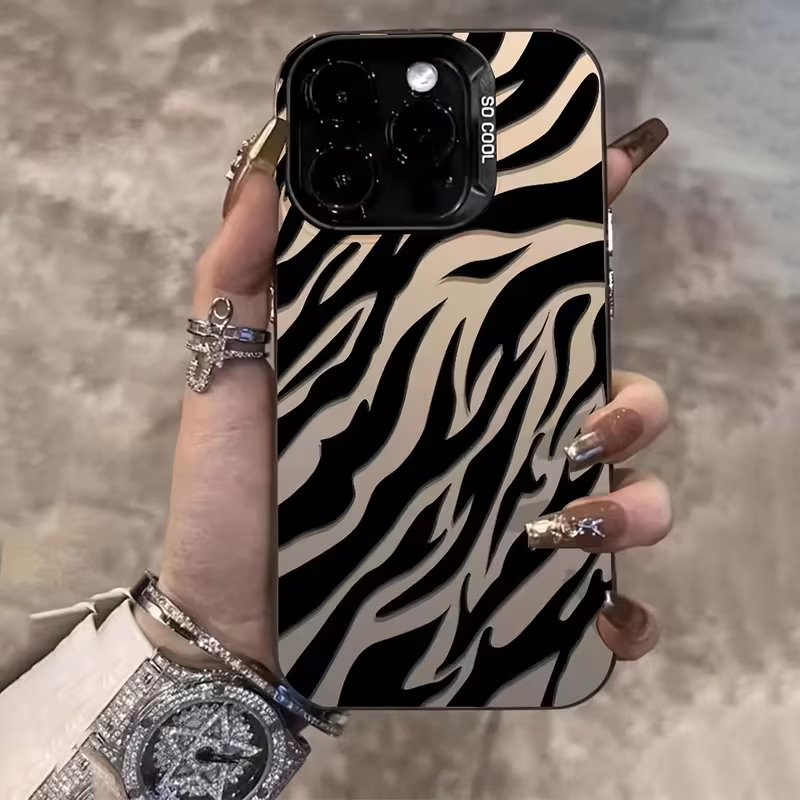 Perfume Pure Xs - Zebra Pattern Black Advanced IMD Shockproof