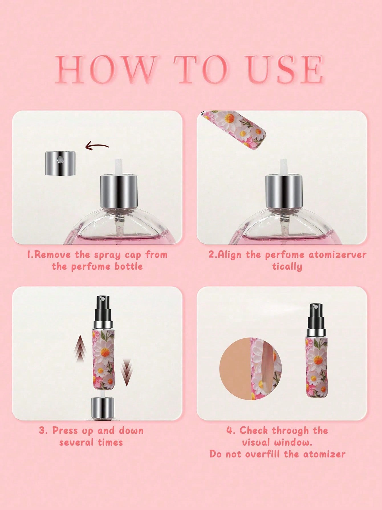 1/2pcs Butterfly Patterned Por - Perfume Decant Sample recension och pris