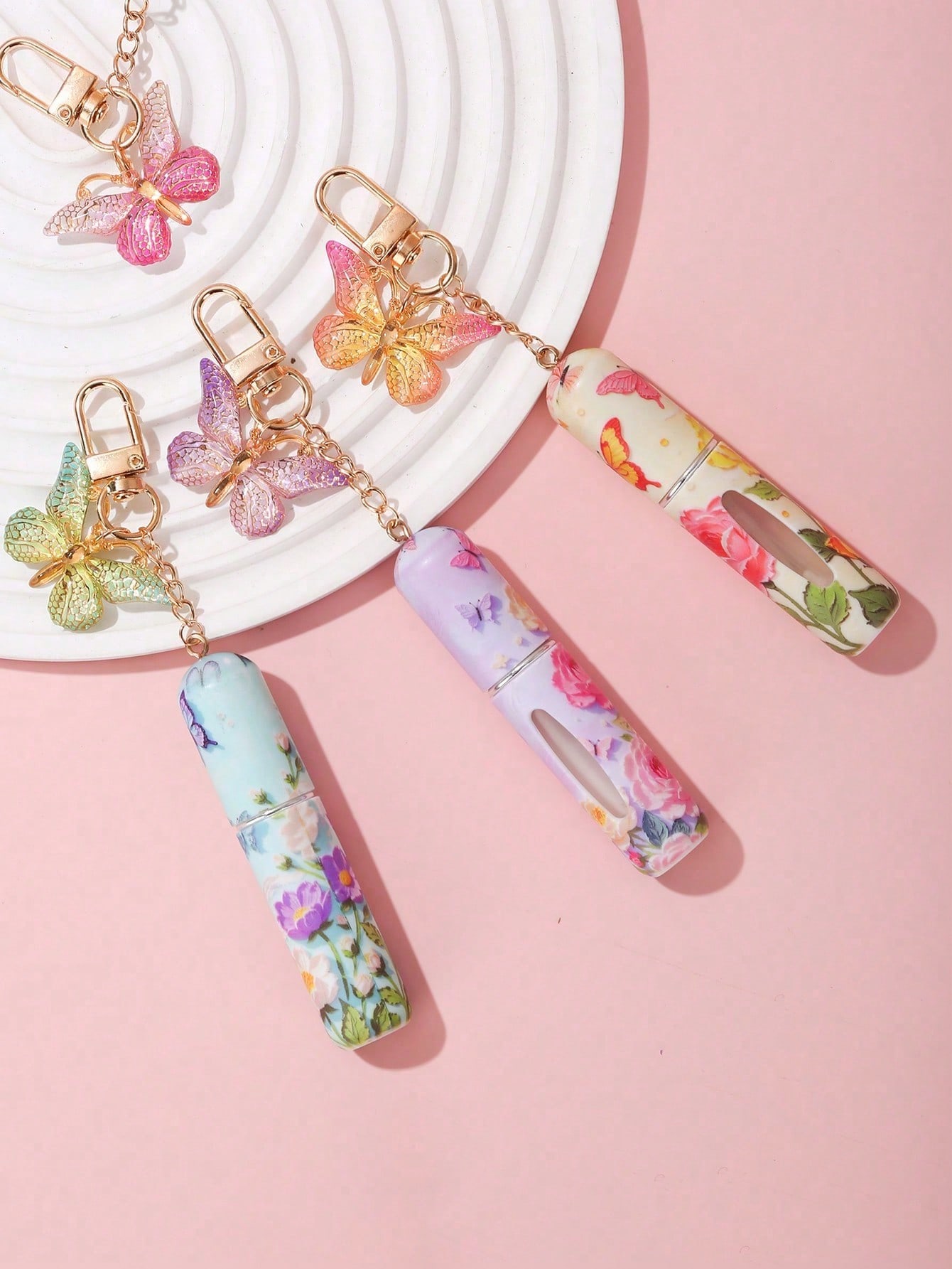 1/2pcs Butterfly Patterned Por - Perfume Decant Sample recension och pris