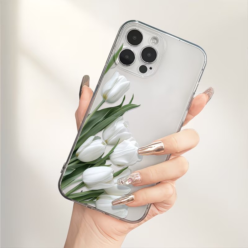 Tulip Printed Phone Case Case  - Perfume Pure Xs recension och pris