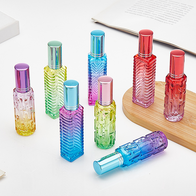 1Pcs 10ml Colorful Square Glas - Perfume Fragrance Booster recension och pris